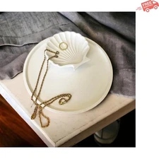 Elegant 2-Piece 21cm Round Concrete Tray Set for Scandinavian Home Decor
