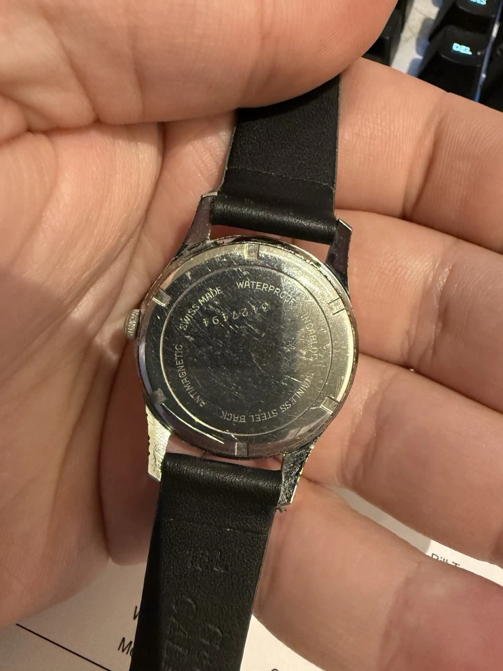 Vintage TECHNOS Wrist Watch Incabloc 17 Jewels Mechanical Swiss Made Watch RARE - Image 2 of 4