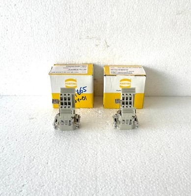 Harting HAN 6E-AV-M-LINKS-MK Terminal Block 09330064625 LOT OF 2