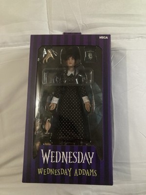 NECA Wednesday Addams (Classic Dress) 8" Clothed Action Figure NEW SEALED | eBay NECA Wednesday Addams (Classic Dress) 8" Clothed Action Figure NEW SEALED | eBay
