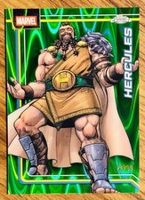 2026 Topps Chrome Marvel Comics HERCULES GREEN RAYWAVE REFRACTOR /99 #48 SP RARE
