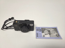 Vintage 1990s Canon Sure Shot Zoom Max 35mm Film Camera 38-76mm Lens Powers On