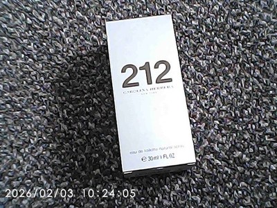 Carolina Herrera 212 EDT Parfum 30ml Damen ( 2003 ) GEÖFFNETE BOX ..NICHT BENUTZT