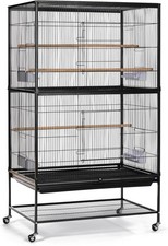 Prevue Pet Products Steel Bird Flight Cage W/ Wheels Large Birdcage Parakeets