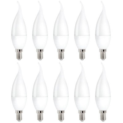 Spectrum LED Leuchtmittel Windstoß Kerzen 8W E14 matt Lampe 3000K 6000K 1er/10er