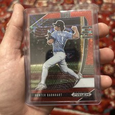 2020 Panini Prizm DP - Hunter Barnhart #PDP96 Red Donut Circle Prizm /99 (RC)