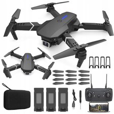 WiFi FPV RC Drohne Faltbar Dual 4K Kamera Quadrocopter Selfie 2.4GHz RC Drone DE