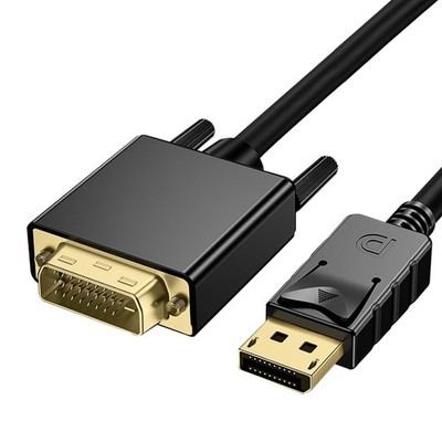 DisplayPort Kabel DVI Kabel 1.8m Full HD 1080p vergoldet Monitor Beamer