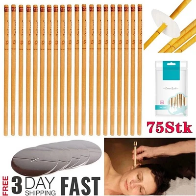 LYN 20-50Stück Ohrenkerzen Ohrkerzen Ohrenschmalz Kerzen Bienenwachs Ohr Konisch NEU