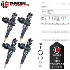 4x 0414720229 Bosch Pumpe Düse für Audi Seat Skoda VW 2.0 TDI 038130073BJ