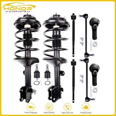 For 2002 2003 2004 Honda Odyssey Front Struts Tie Rods Sway Bars Ball Joint Kit