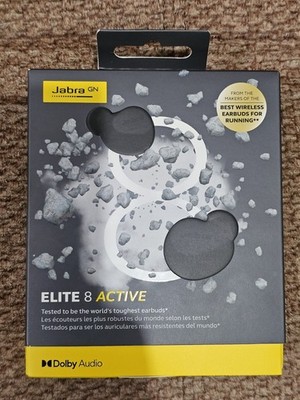 Jabra Elite 8 Active True Wireless Earbuds schwarz, brandneu im Karton