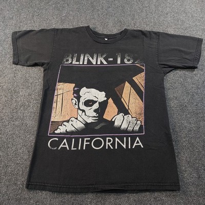 Blink-182 California T-Shirt Size Small Black 2015 Tour Almost Acoustic