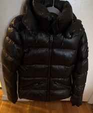 Mackage Women s Black Hooded Down Full Zip Pu...