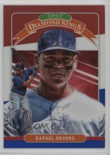 2020 Donruss Optic Diamond Kings Red White & Blue Prizm /150 Rafael Devers 16kt
