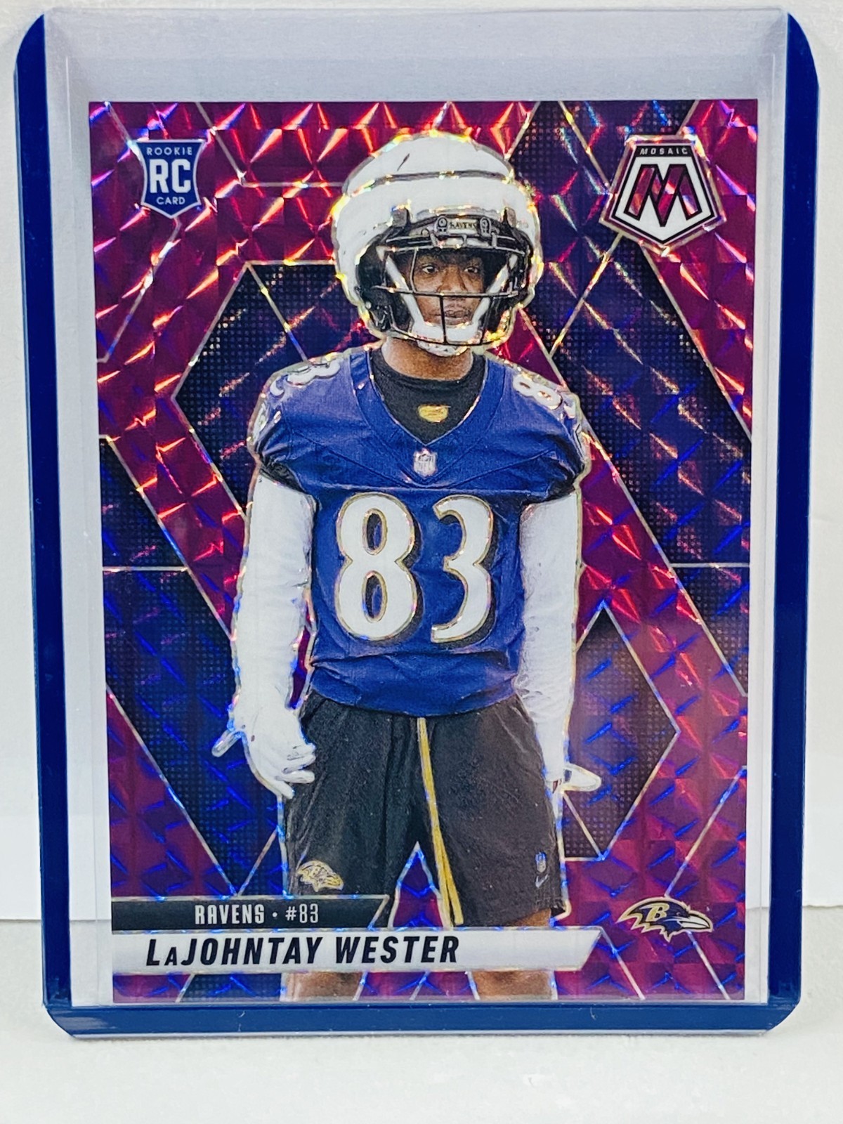 LaJohntay Wester Panini Mosaic #366 Purple
