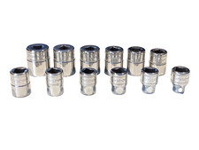 Snap On 38 Drive 12 Piece 6 Point Metric Shallow Socket Set 8 To 19mm 212fsmy Snap On 38 Drive 12 Piece 6 Point Metric Shallow Socket Set 8 To 19mm 212fsmy