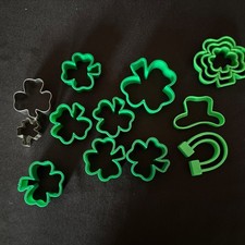 St. Patrick  s Day Themed Cookie Cutter Lot