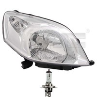 Scheinwerfer Links H4 FüR Fiat Qubo 225 Fiorino Kasten/Kombi 225_ Inkl. Lampen