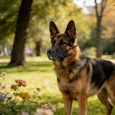 Soft Breathable Dog Muzzle, 7.5-10kg Dog Muzzle Preventing Chewing and Biting
