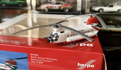 1/200 Herpa HP CH-47 Boeing 234 Chinook British Airways Helicopters G-BISP