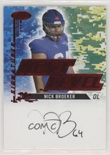 2022 SAGE Low Series Next Level Signatures Red Nick Broeker #NLS-NB Auto n1u