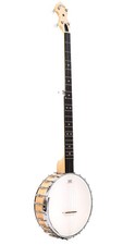 GOLD TONE 5-STRING LONG NECK BANJO w/ CASE  OPEN BACK  MM-150LN
