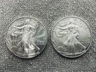 U.S. Mint 2013 American Silver Eagle $1 Lot of 2 1 oz .999 Silver Uncert
