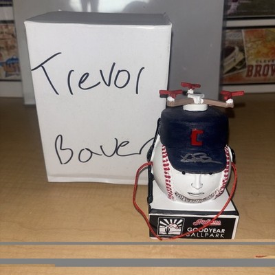 AUTOGRAPHED TREVOR BAUER Cleveland Indians Goodyear Ballpark Mini Team 2017