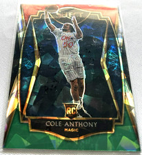 2020-21 Select Basketball Cole Anthony Orlando Magic Red White & Green Ice RC