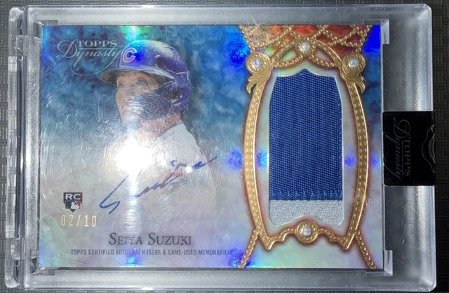 Seiya Suzuki 2022 Topps Dynasty /10 RC RPA Chicago Cubs NUR LIZENZIERTES AUTOGRAMM!