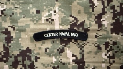 USN Navy Rocker UIM / CENTER NAVAL ENG Engineering 