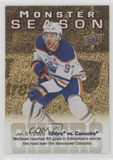 2023-24 Upper Deck Series 2 Monster Season Gold /153 Connor McDavid 1/21/2023