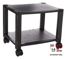 Printer Stand-2-Tier Under Desk Table for Fax, Scanner, Printer, 1-(Pack)