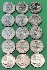 American Women Quarter Set 2022 - 2025 PDS Juego Completo 60 Monedas Sin Circular!