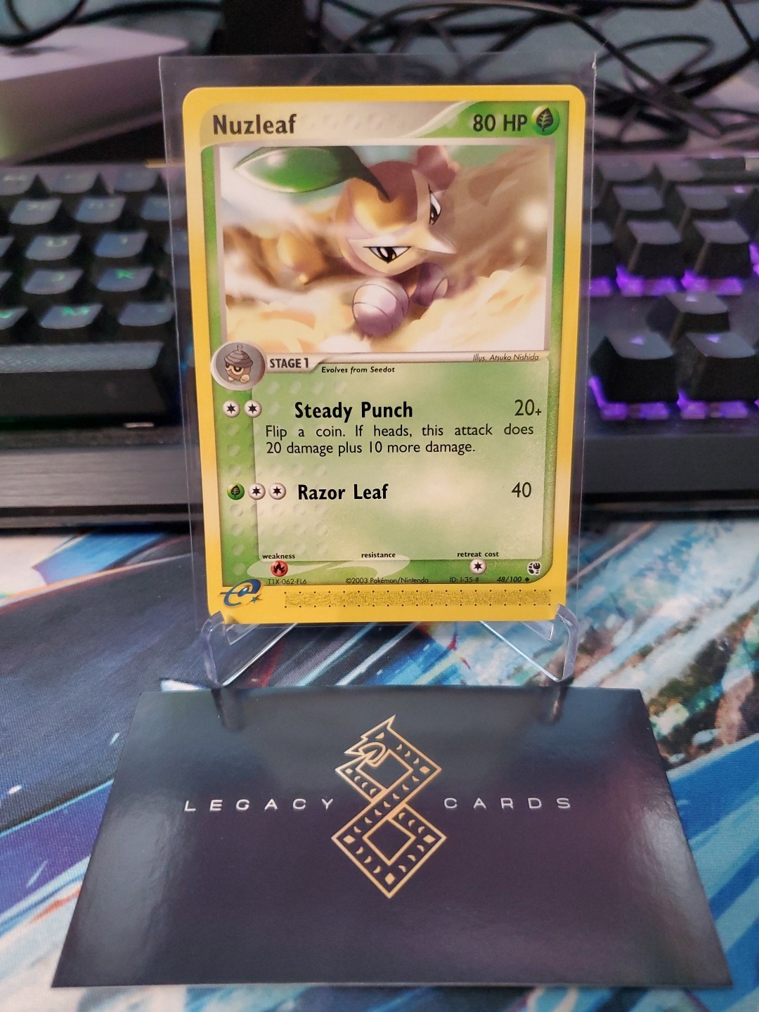 Nuzleaf 48/100 - EX Sandstorm Uncommon - Pokémon TCG (NM)