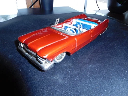 Vintage Bandai tin, friction Imperial Convertible.