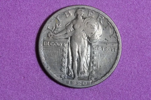 Estate Find 1920 S Standing Liberty Quarter #K59770