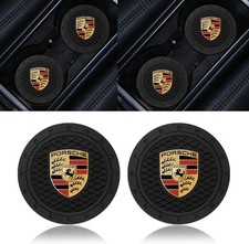 Car Cup Holder Coasters For Porsche Panamera Cayenne Macan Boxster Taycan Cayman