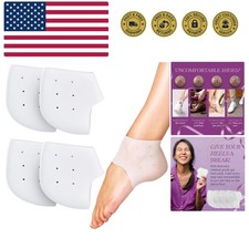Silicone Heel Protectors for Shoes, Gel Heel Cups  Cushion Inserts for Women...
