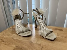 Sam Edelman Shoes Women's Size 8 Leana Pearl Silk Flower Heels Bridal Dressy