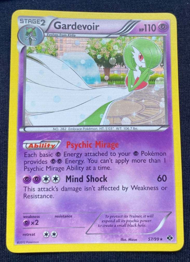 Pokémon TCG Gardevoir Next Destinies 57/99 Holo Rare LP