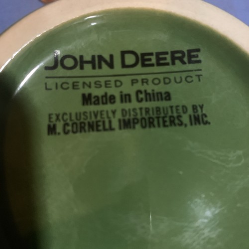 John Deere Mug Cup Coffee Diner Style Logo Licensed Product Green Double Sided - Picture 3 of 4