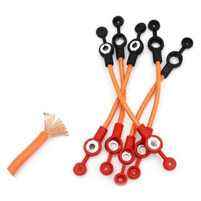 Copper Flexible Car Battery Cable 6Pcs for Efficient Electric Bicycles