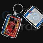 Michael Jordan, 1987 Fleer Sticker RC #2 | Mini Sports Card Keychain