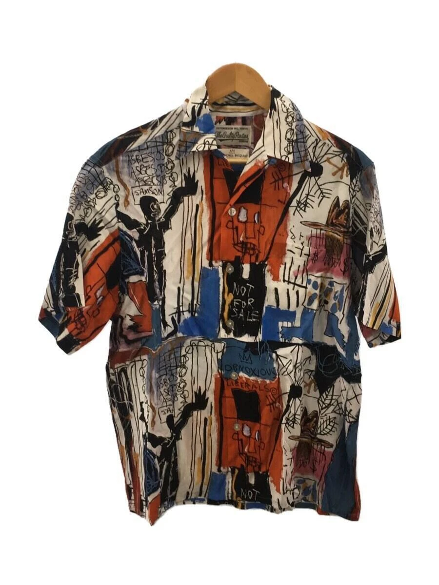 Wacko Maria JEAN-MICHEL BASQUIAT S/S HAWAIIAN SHIRT TYPE1 Rayon