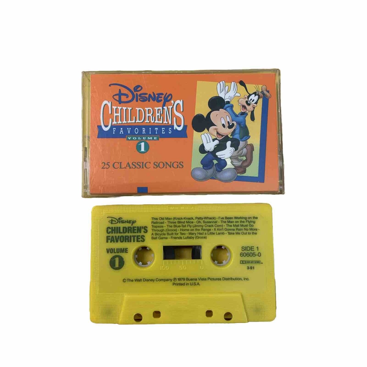 Vintage Disney Children's Favorites Volume 1 Cassette Tape 26