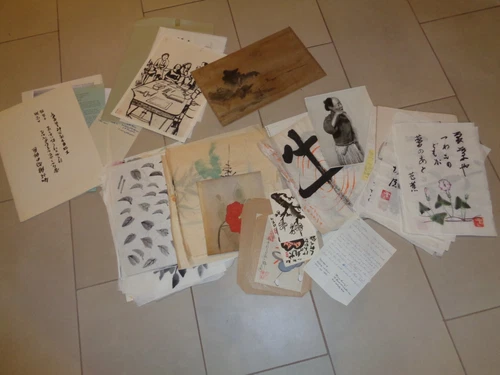 Japanese Woodblock Print Huge Lot Signed +