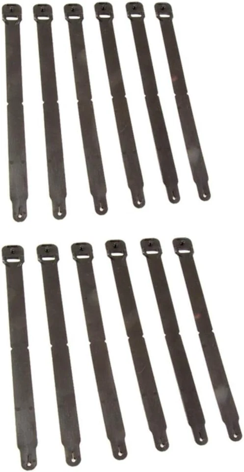 HIGH SPEED GEAR HSGI 91LC12BK Molle Gear & Pouch Clip Long Black 12pk New