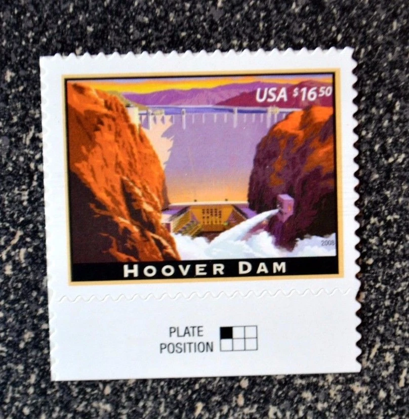 2008USA #4269 $16.50  Hoover Dam Selvage Single - Mint NH   Express Mail  - Image 2 of 3